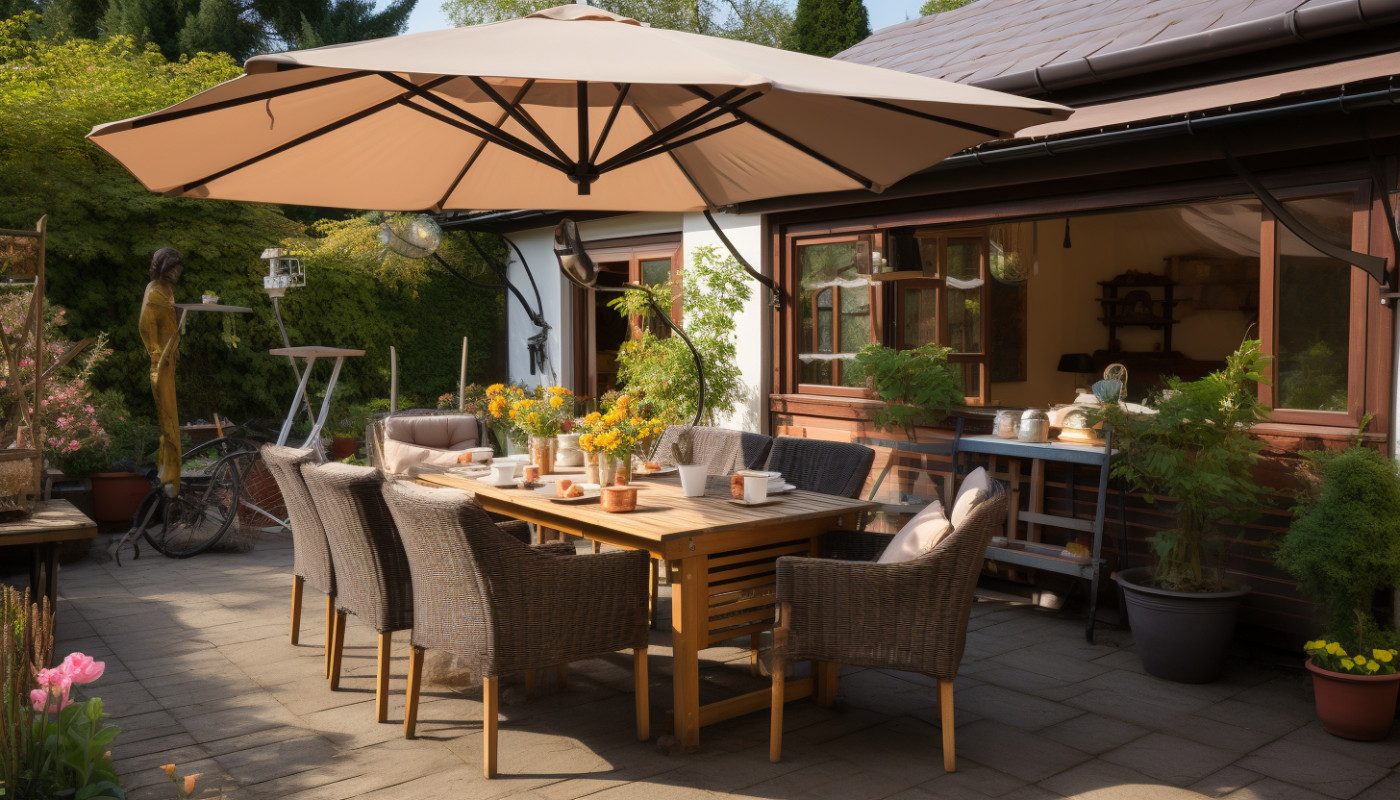 Divers - Comment installer un parasol déporté dans son jardin ?