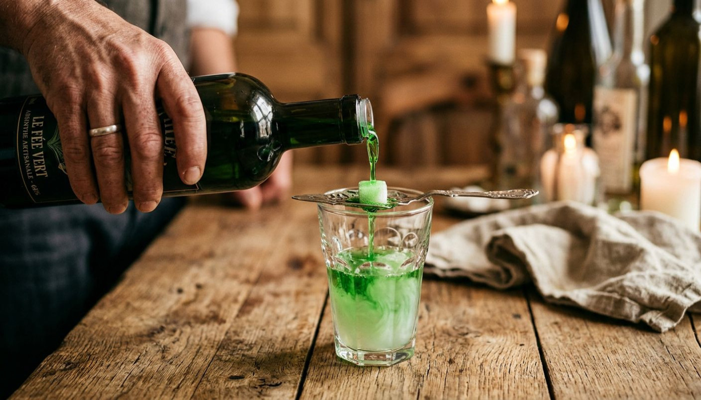 Comment l'artisanat influence-t-il la qualité de l'absinthe ?