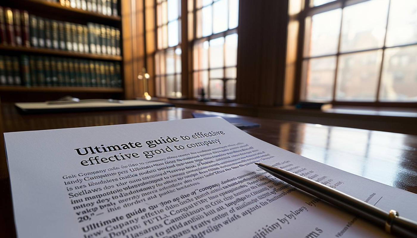 Economie - Guide ultime pour la rédaction efficace des statuts de société